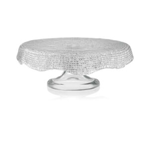 8255.1  Тортница на ножке 25 см Diamante IVV