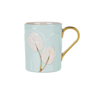 0008231-261 Кружка 300 мл Tulip Aquamarine Gold Villari