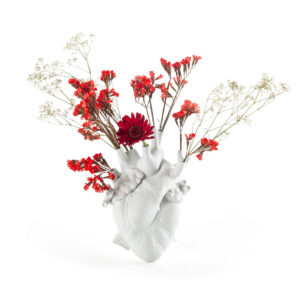09920 Ваза в виде сердца 25 см Love in Bloom  Seletti
