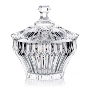 1060365 Сахарница с крышкой 12 см CROWN JEWEL Rogaska