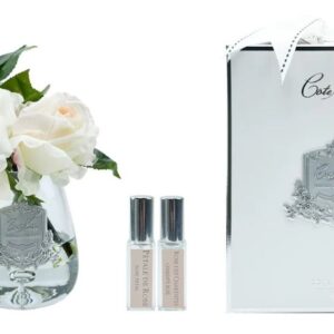 TR02 Букет Чайных Роз Pink Blush Silver Cote Noire